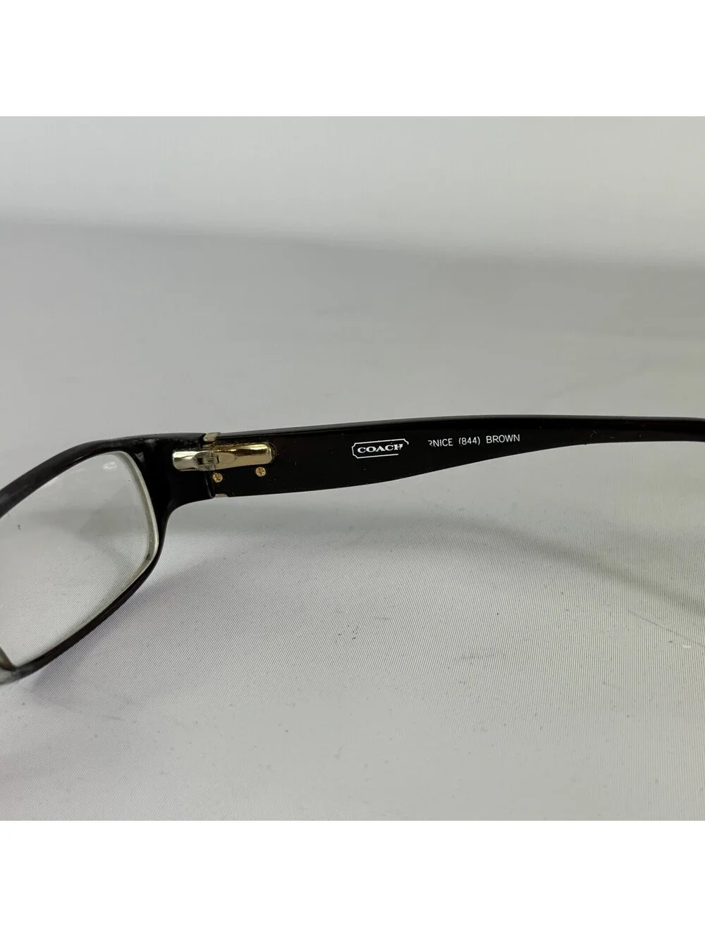 Coach Women's Eyeglasses Bernice (844) Black Rectangular Frame Only 49 15 130